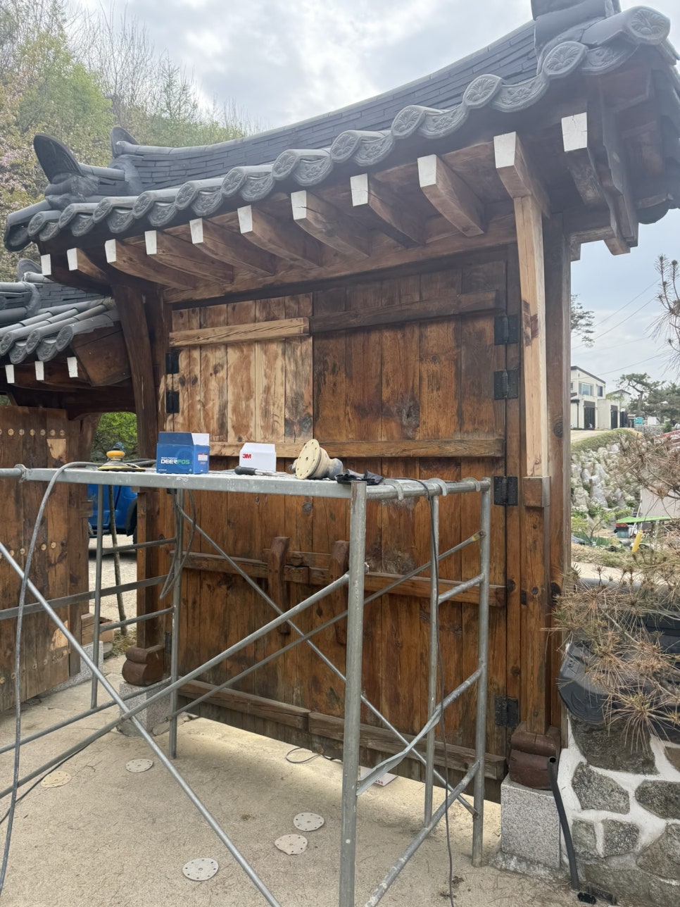 한옥 처마 디테일