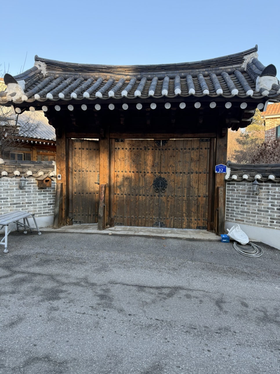 한옥 대문 복원 시공 전